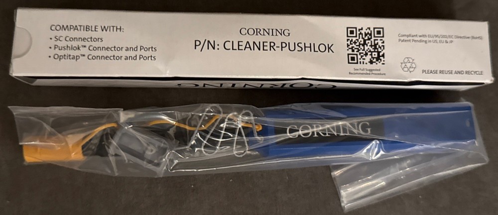 Corning Push Lock Finer Optic Cleaner