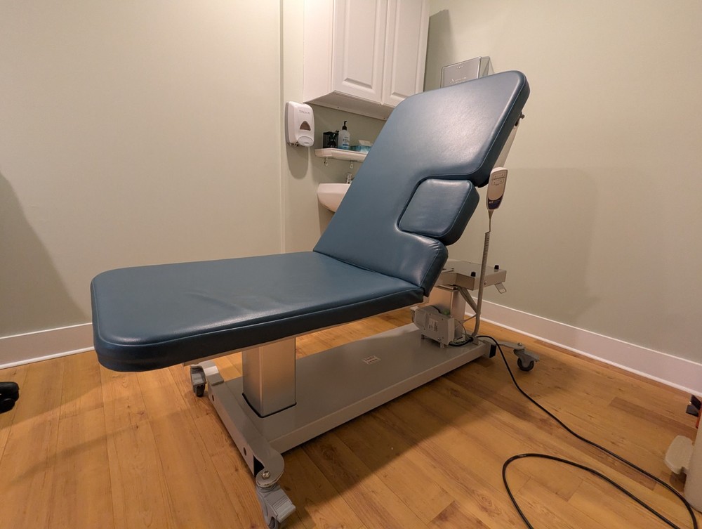 Clinton Industries Imaging Table with Fowler Back and Drop Window
