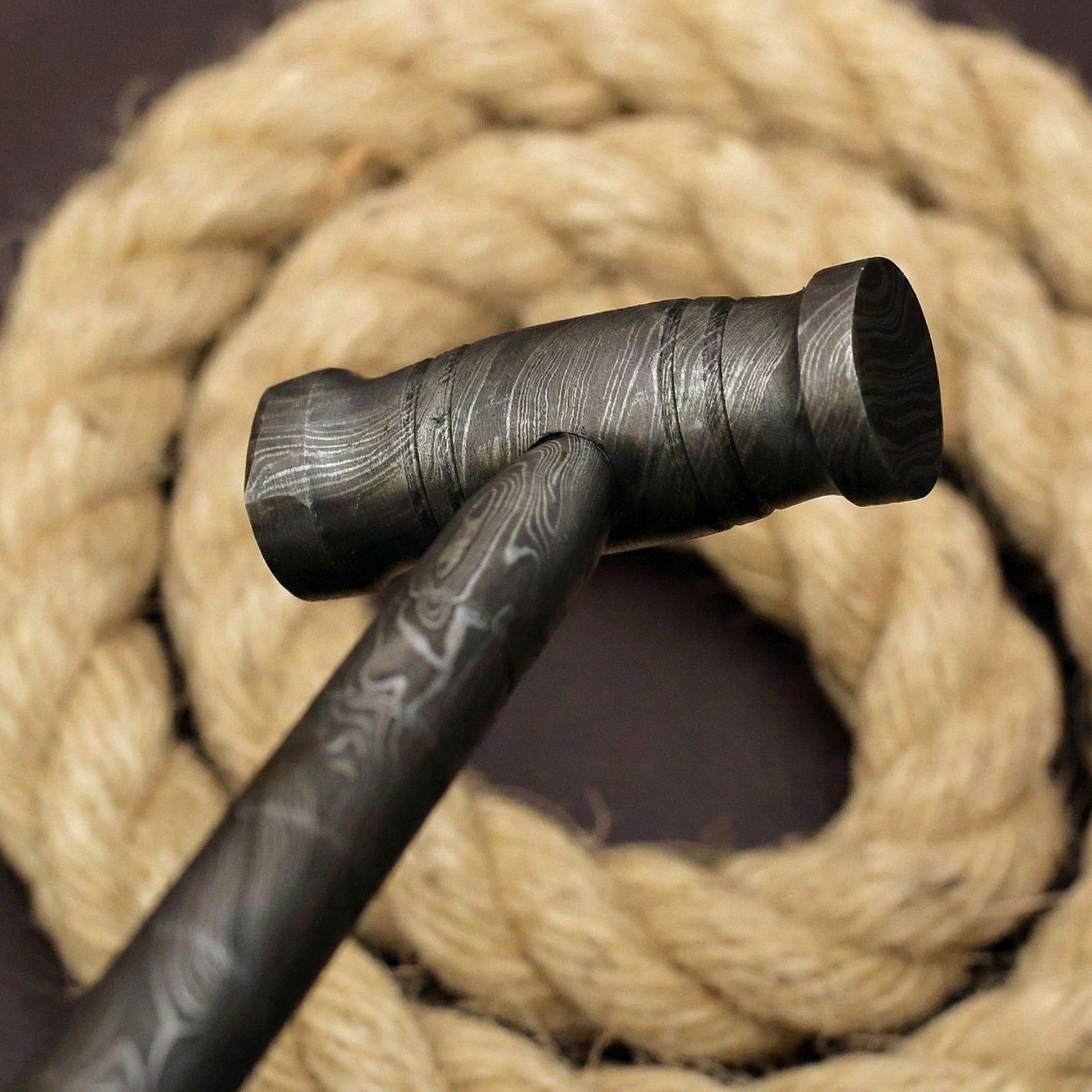 Shard Collectible Tactical Damascus Hammer Full Tang Bushcraft Survival EDC