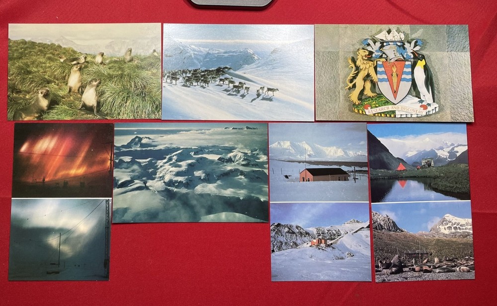 56 x British Antarctic Territory BAS Postcards