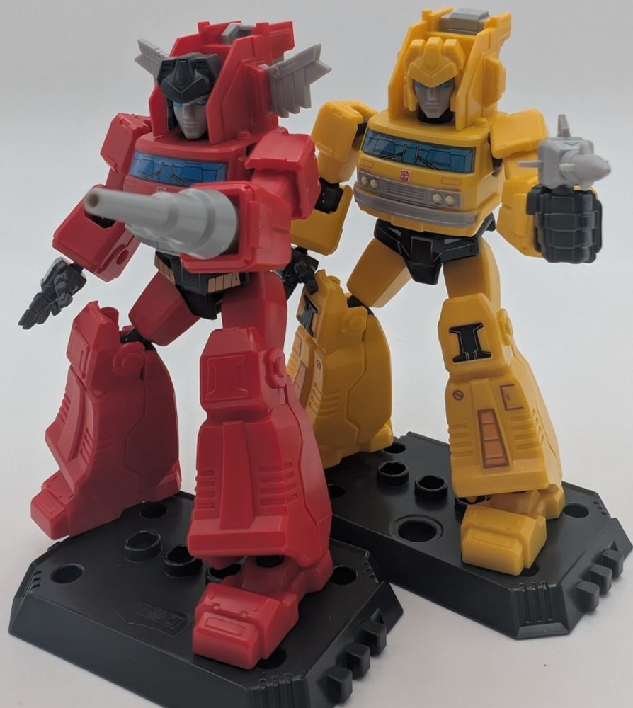 COMBO PACK! Blokees Transformers Galaxy 2 Inferno & Grapple Model Kits / Figures