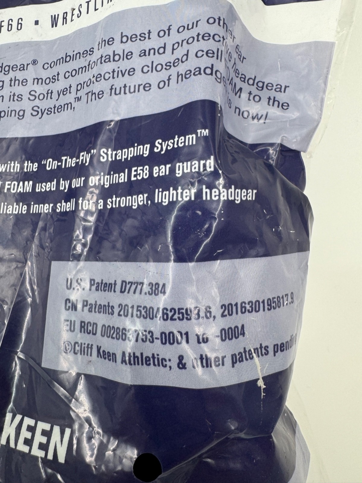 NWT Cliff Keen Fusion Headgear Youth One Size All-Blacked Athletic Wrestling