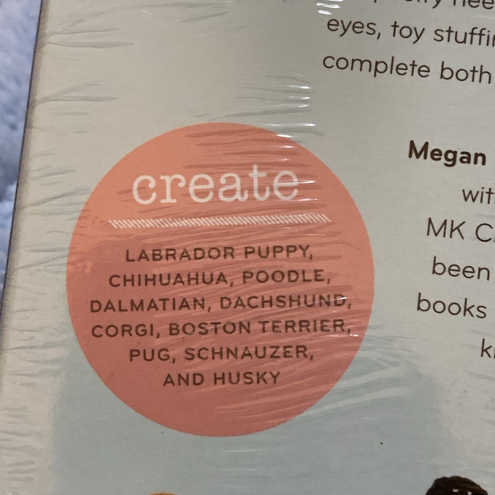 Crochet Dogs Kit- 10 Patterns + Hook + Yarn + Needle + Stuffing & More!