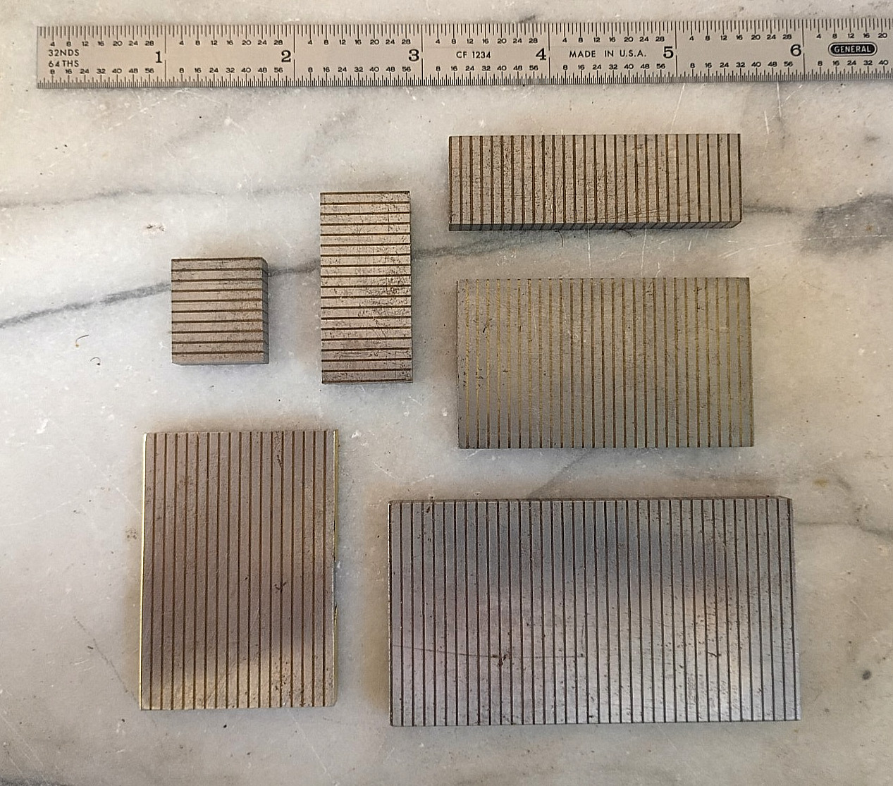 Magnetic Chuck Magnetic Transfer Micro Parallels  LOT Made in USA CNC Grinding