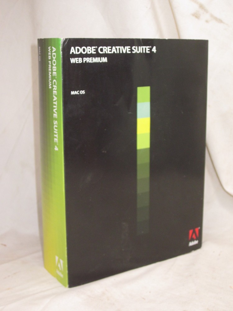 * ADOBE CREATIVE SUITE 4 WEB PREMIUM MAC OS 5.5 MASTER COLLECTION  *NOTE