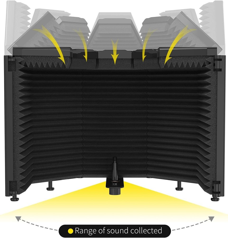High Density Foam Vocal Booth Shield