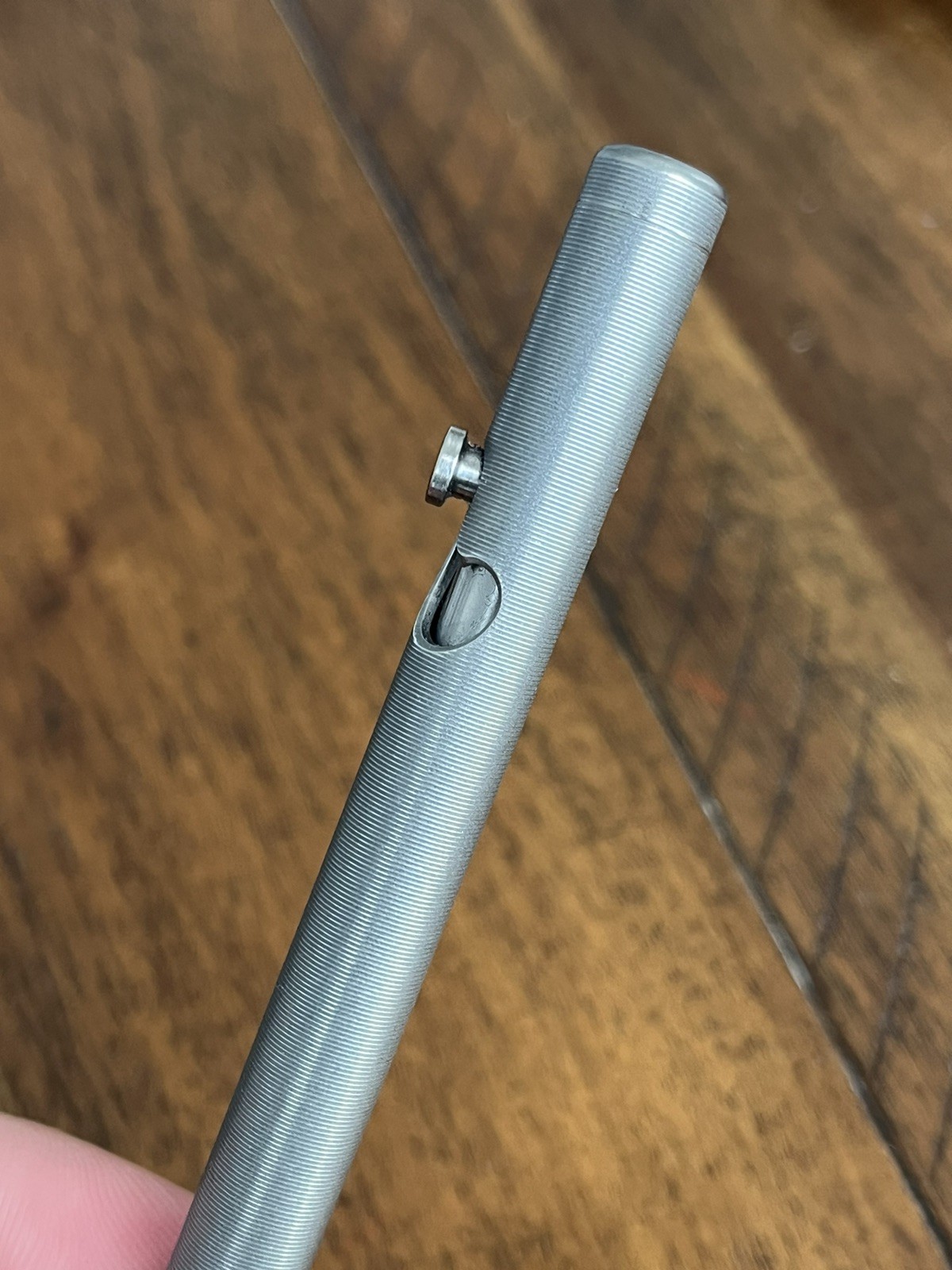 Tactile Turn Carryology Edition Slim Stonewash Titanium Bolt Action Pen Long