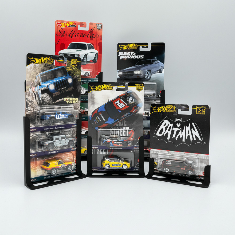 Hot Wheels Premium Card Display Stand 3D Printed | 3-Stack