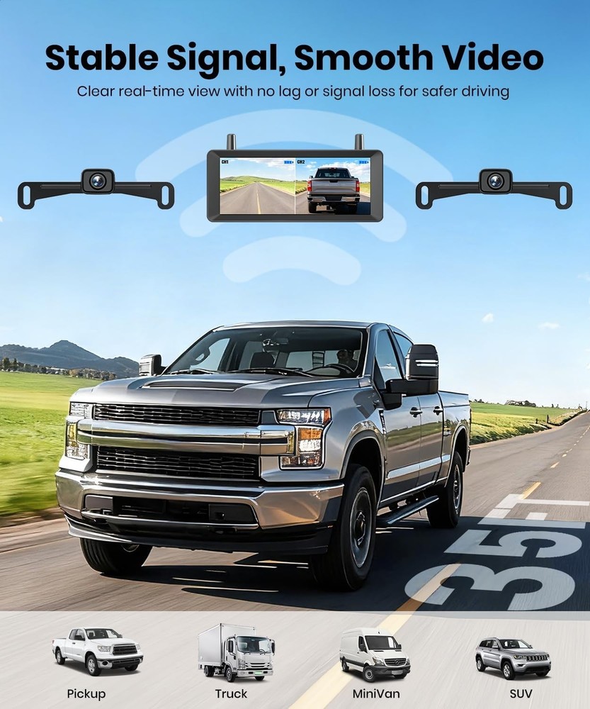 AUTO VOX 7.2 Wireless Backup Camera