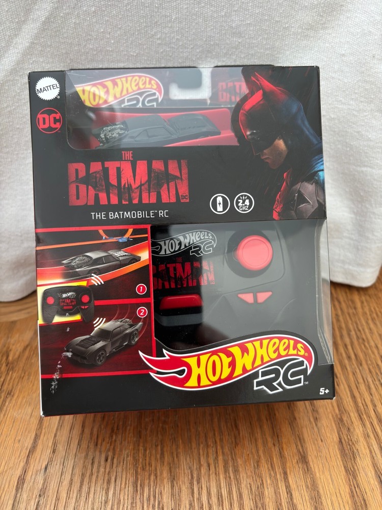 BATMAN THE BATMOBILE REMOTE CONTROL MATTEL DC SEALED NEW