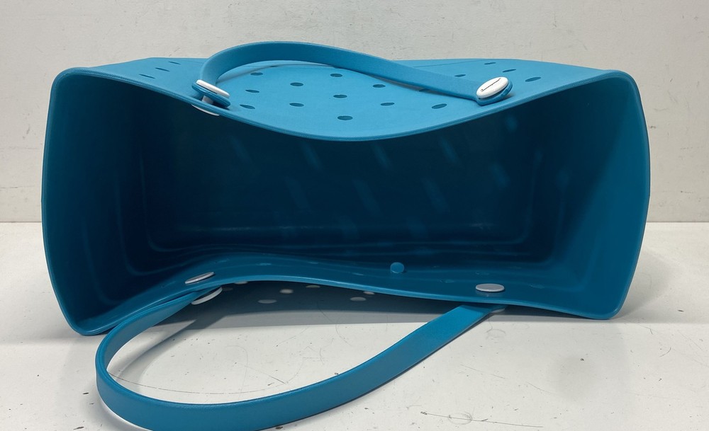 Journeyman Travel Tote Bag Teal Solid Rubber