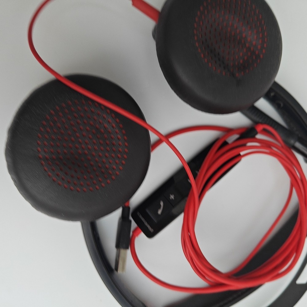 Plantronics C5200 USB Headset Webinar Microphone, Earphones Untested