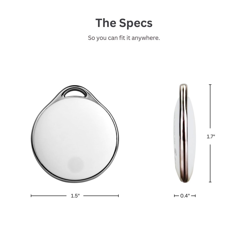 NIJITAG Air Tag-1Pack Smart Tracker Item Finder with Fox case, Bluetooth Item...