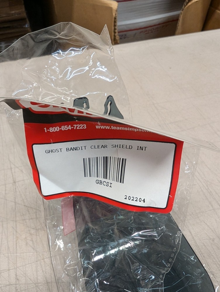 Simpson Motorcycle GBDSSI Internal Shield - GhostBandit;New,Open/Wrong packaging