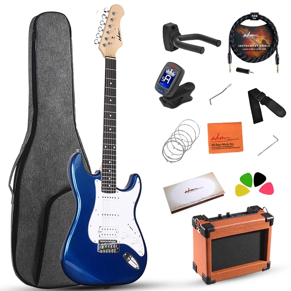 Beginner Electric Guitar Complete Kit with Portable Amp
