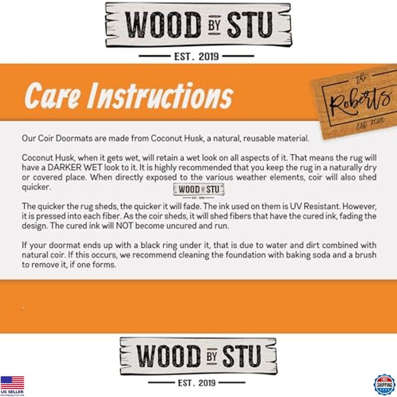 Mardi Gras Masks Doormat 100% Coir Coconut Husk 18"x30" Thick Durable Entryway