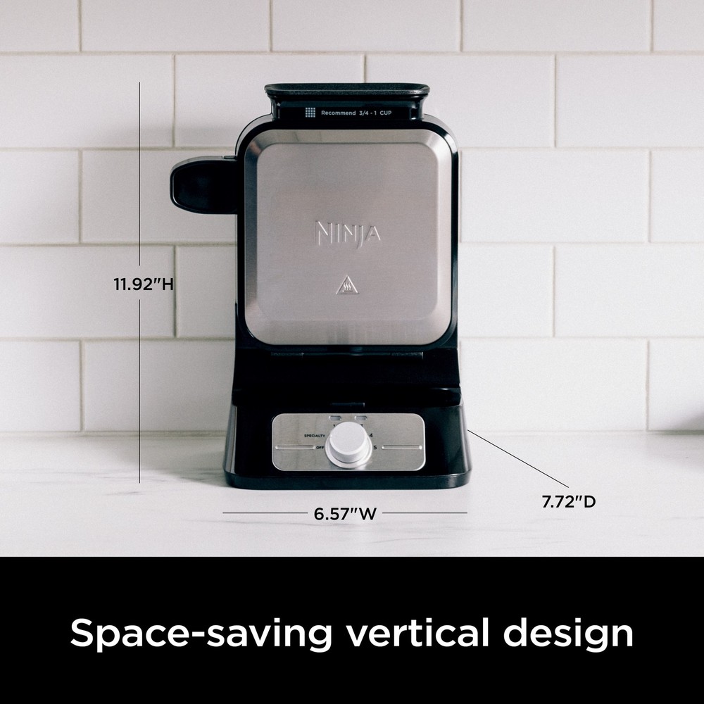 Ninja BW1001 NeverStick PRO Belgian Waffle Maker