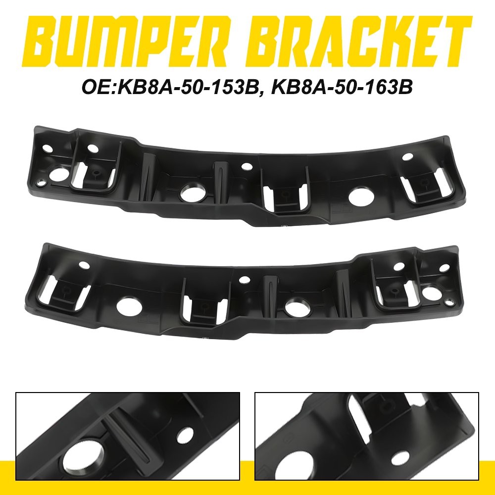 2Pcs Front Left & Right Bumper Bracket Support Mount For Mazda CX-5 2017 18-2021