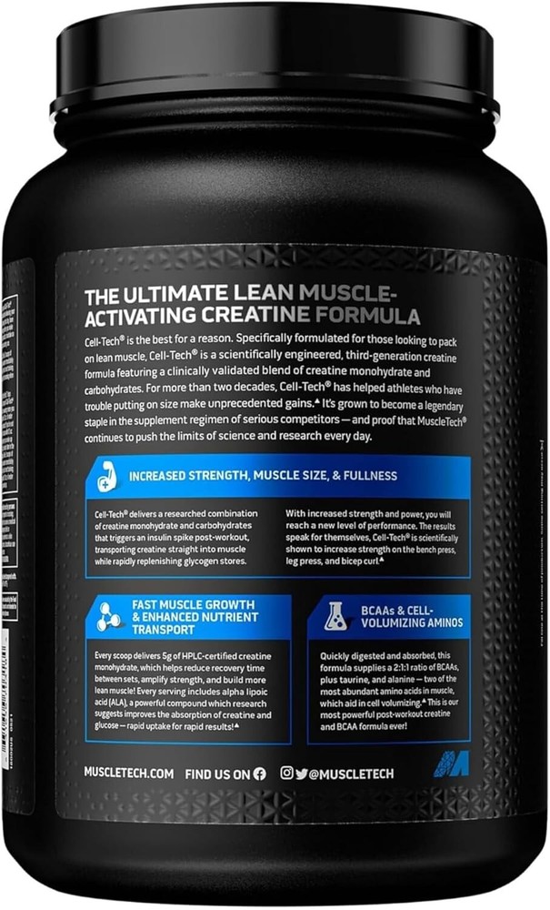 Cell-Tech™ Creatine, Fruit Punch, 6 lb (2.72 kg)
