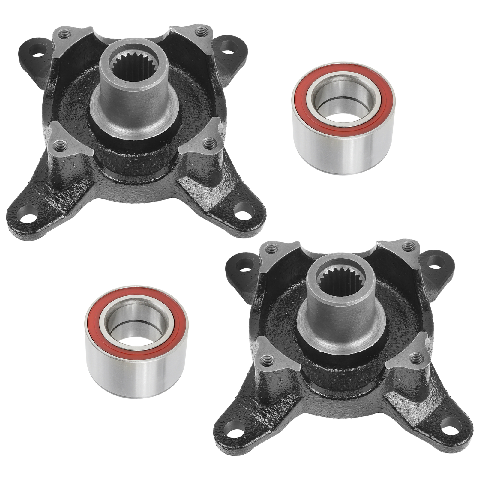 Front Left And Right Wheel Hub W/ Bearing for Polaris Ranger Ev 2010 2011-2016