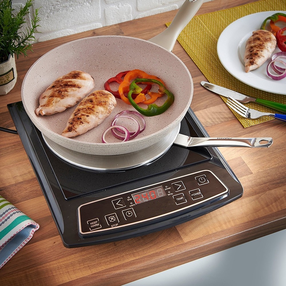 2pcs Induction Cooktop Aluminum 8" Converter Interface Disc Stainless Cookware $