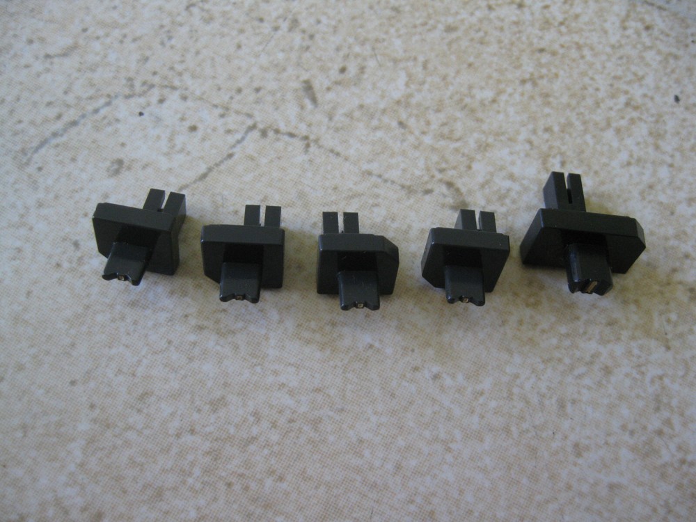 Kenwood TS-140S  SLIDE knobs (5) for front panel controls in Excellent shape