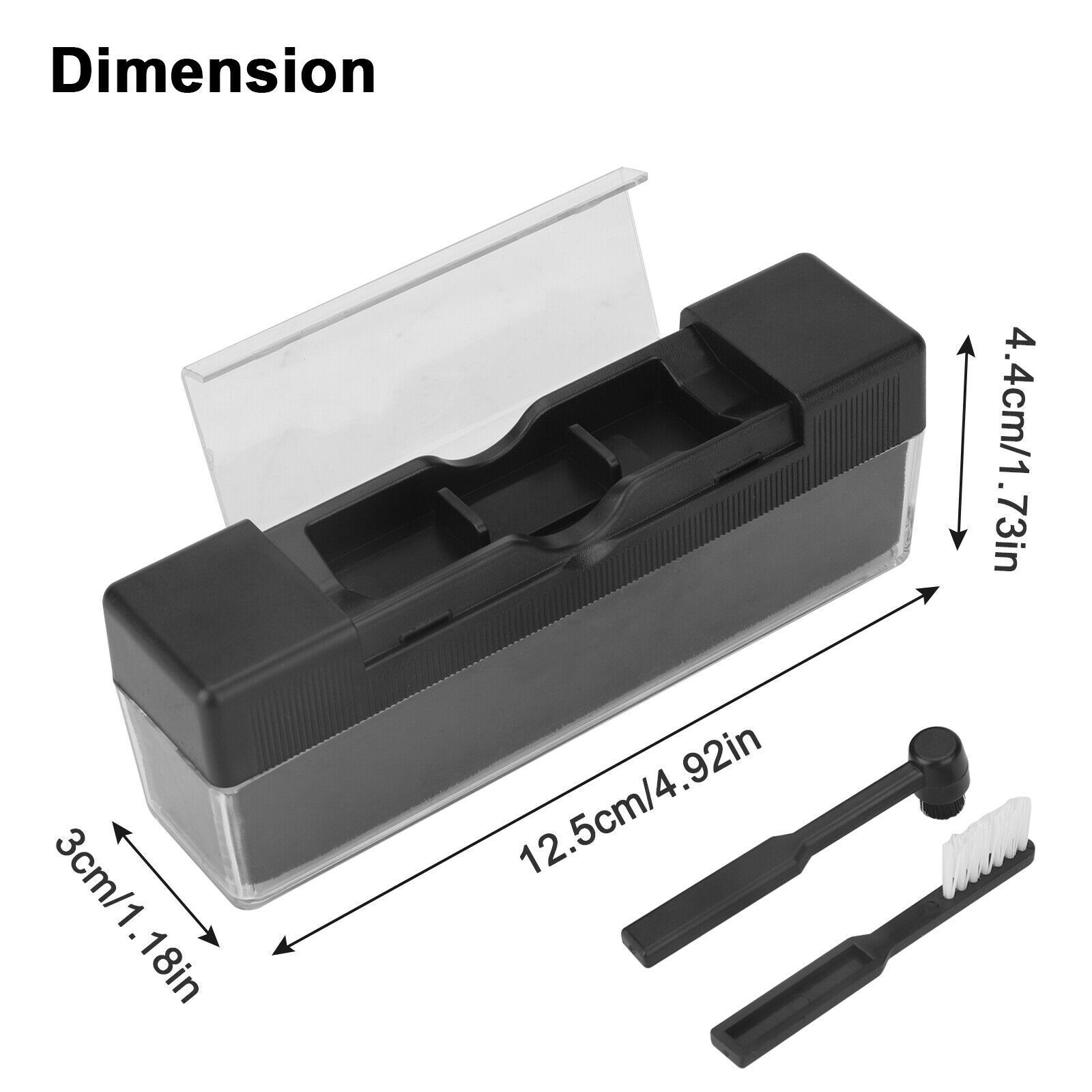 3in1 Vinyl Record Cleaning Brush Set Stylus Velvet Anti-static Cleaner Tool Kit