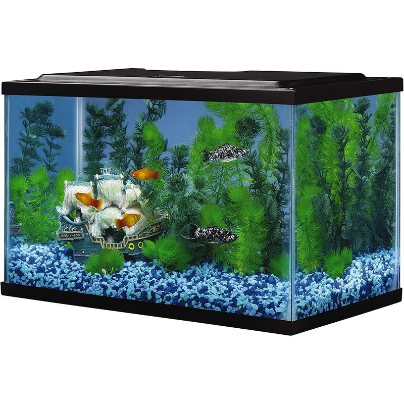 Glass Aquarium Rectangular Fish Tank Customizable Accessories Lightweight Home