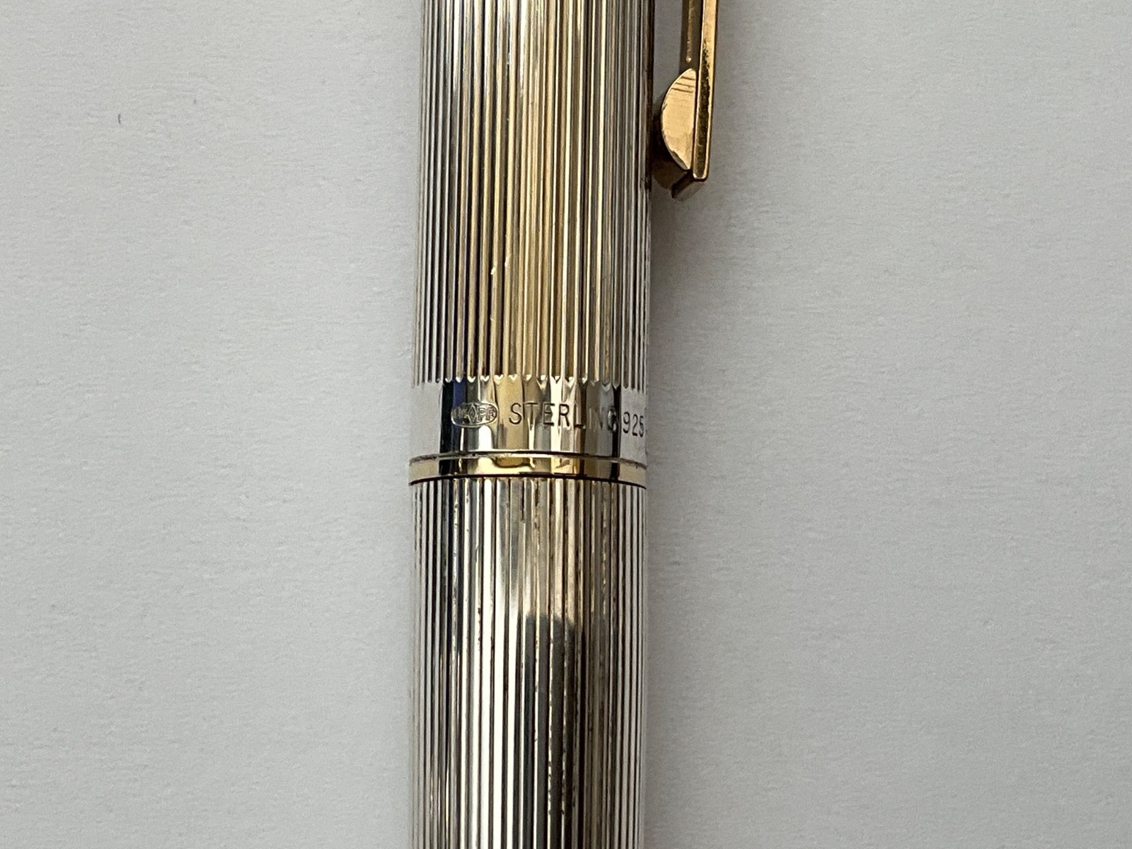 Sheaffer Imperial Sterling Silver Fountain Pen Made in USA - 14K Nib