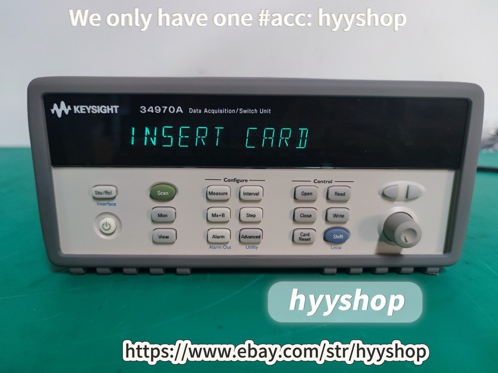 1pcs KEYSIGHT 34970A Data Collector /hyy