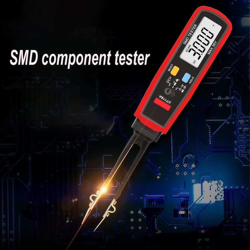Digital Smart SMD Tester Intelligent Diode Continuity Resistor Capacitor Test