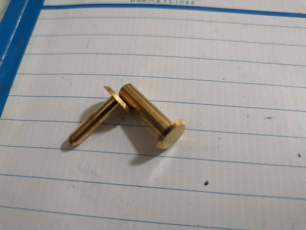 2 piece Brass Mekugi #123