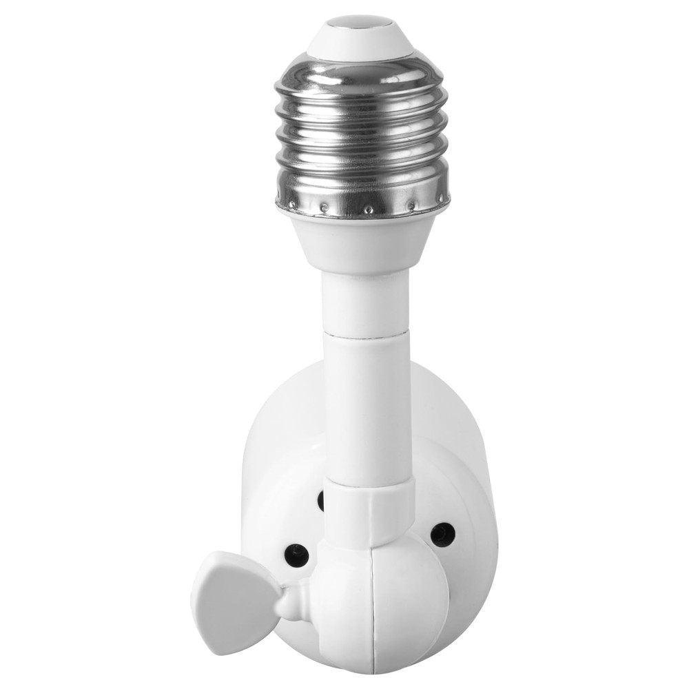 Light Socket Extender 2-Pack, 360° Adjustable E26/E27, 1250W | Indoor/Outdoor