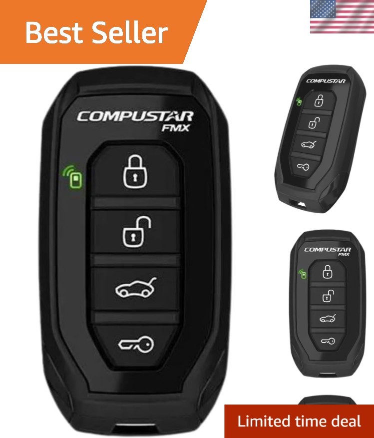 Reliable 1WG15R-FM Replacement Remote Control - 3000ft Range, Alkaline Powered