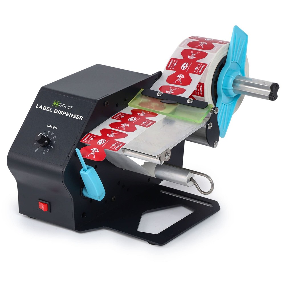 U.S. Solid Automatic Label Dispenser 3.15 in Width 7.88 in Roll Diameter