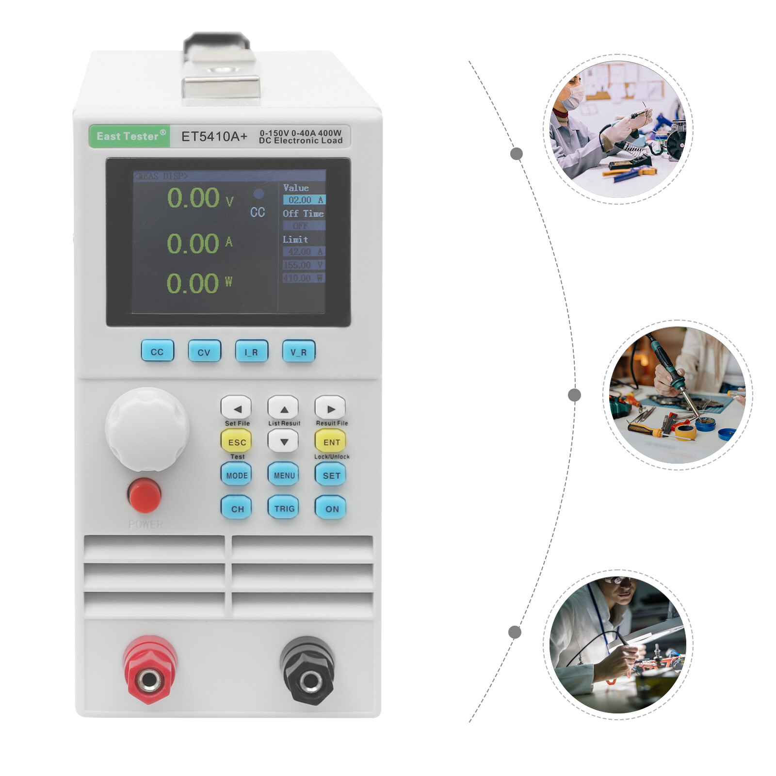 High Accuracy ET5410A+ DCElectronic Digital Load Tester Single Channel 150V0-40A