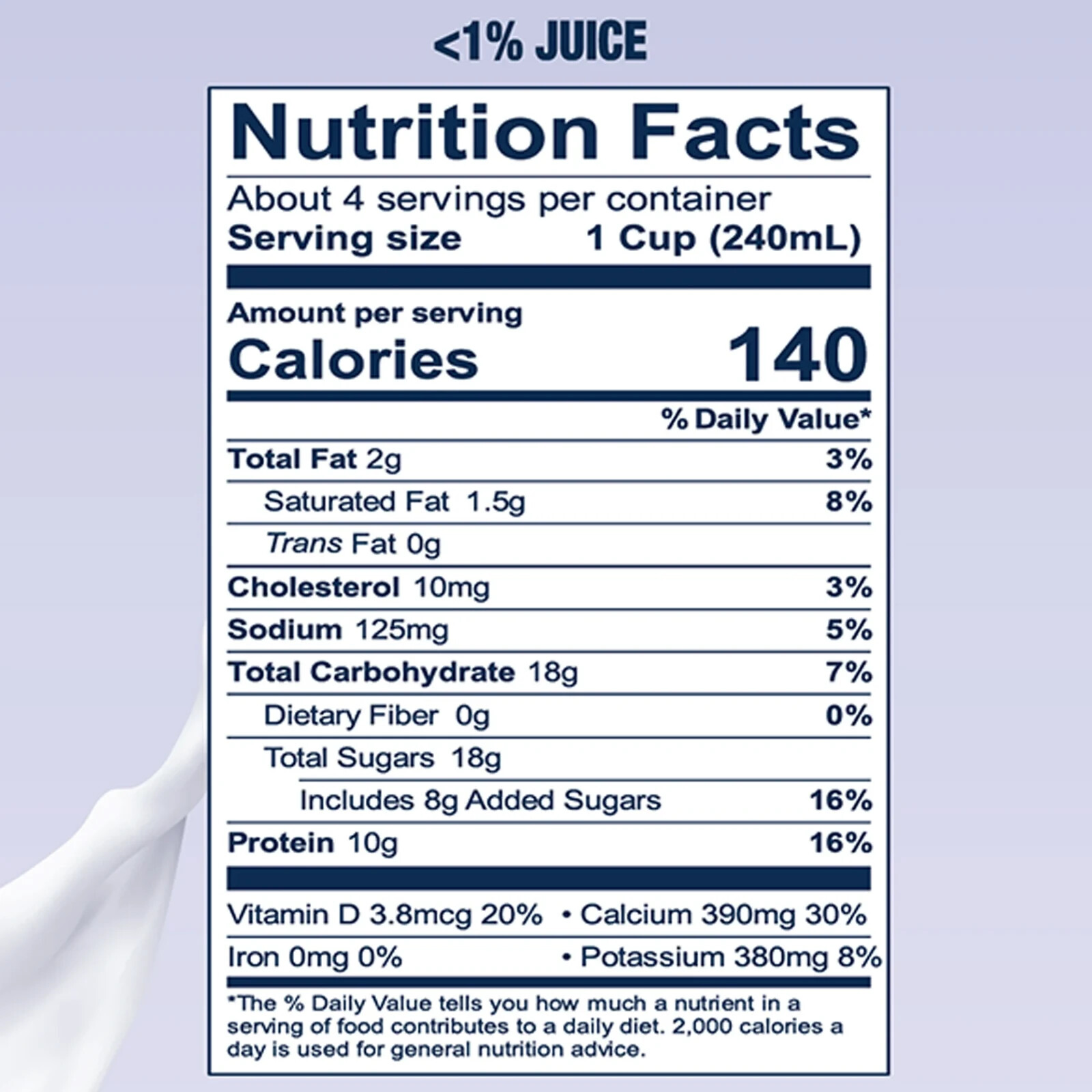 Lifeway Blueberry Kefir - Lowfat Probiotic Milk Smoothie (4 bottles of 32 oz ea)