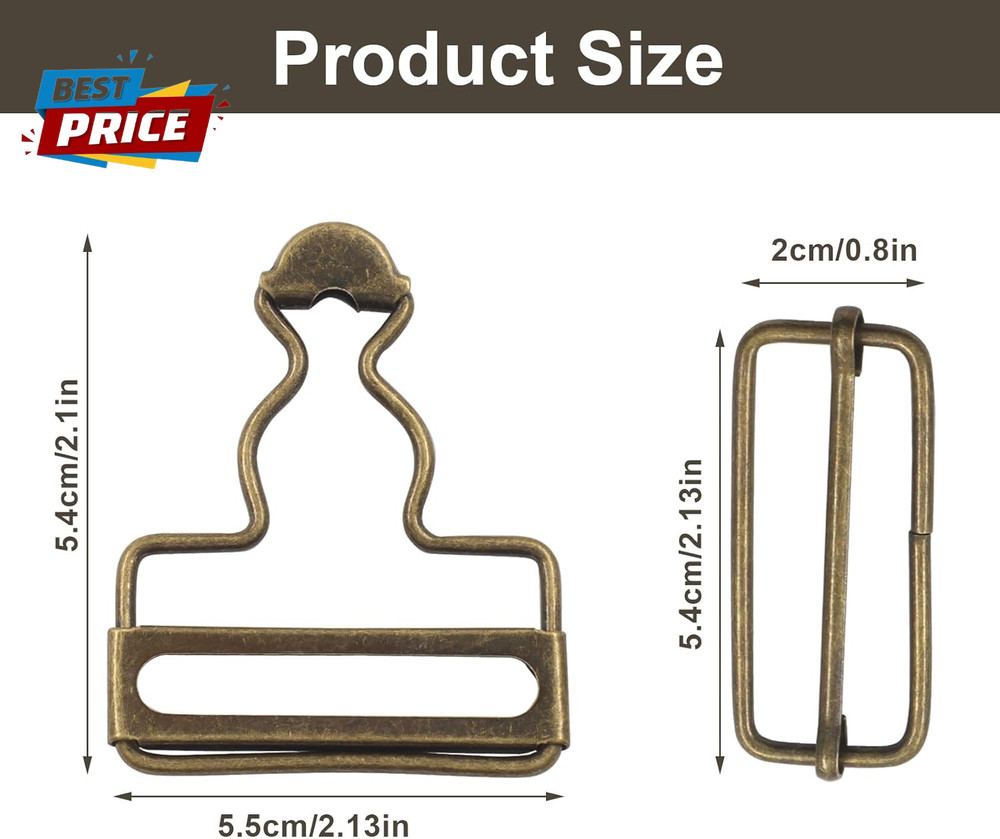 Metal Overall Buckles Replacement
