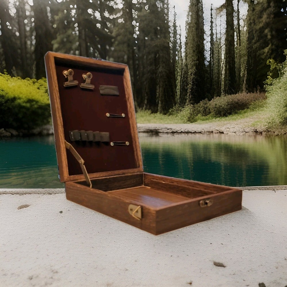 Portable Wooden Desktop Painting Drawing Easel With Storage Box Multi-function