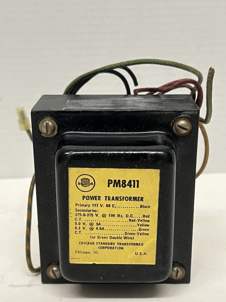 Stancor Model PM8411 Vintage Audio Transformer - Untested