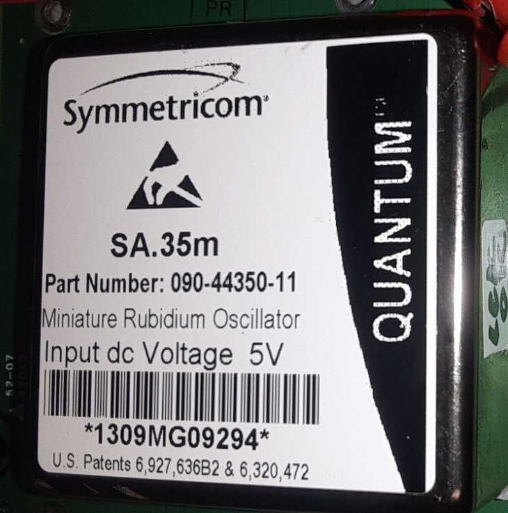 Symmetricom SA.35m Rubidium Frequency Standard TESTED Fast Lock 10MHz Reference