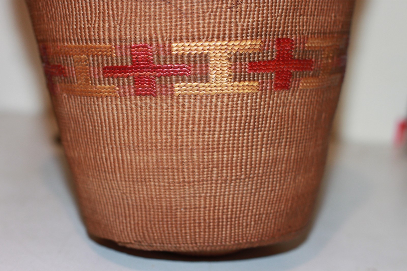 Antique Tlingit/Haida Twined Basket. Pos. Late 1800's-Early 1900's