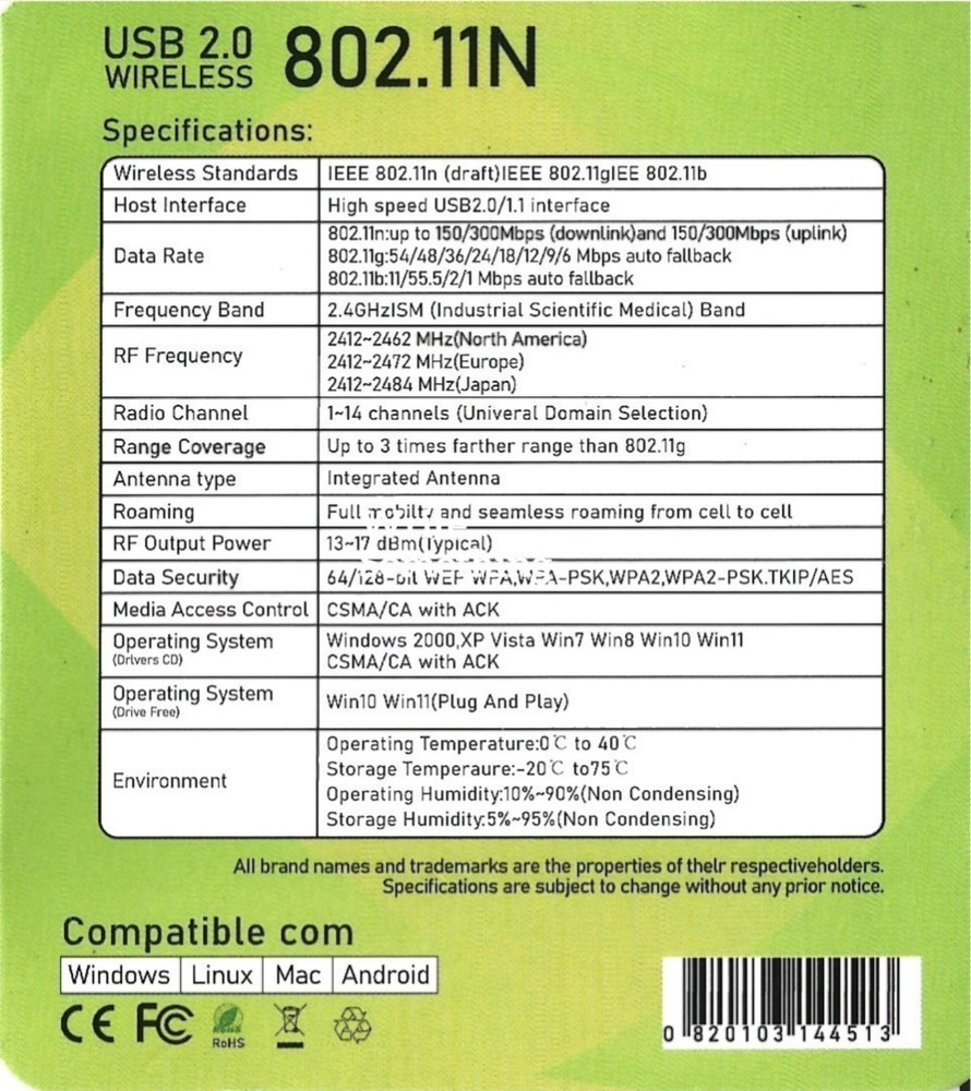 USB Wi-Fi Adapter