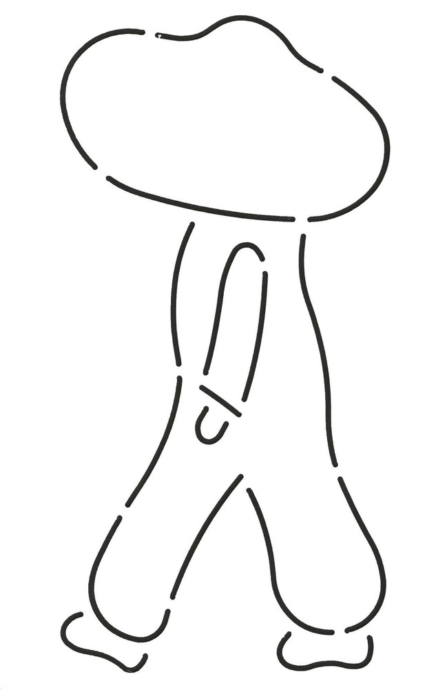 Quilt Stencil Sunbonnet Sam