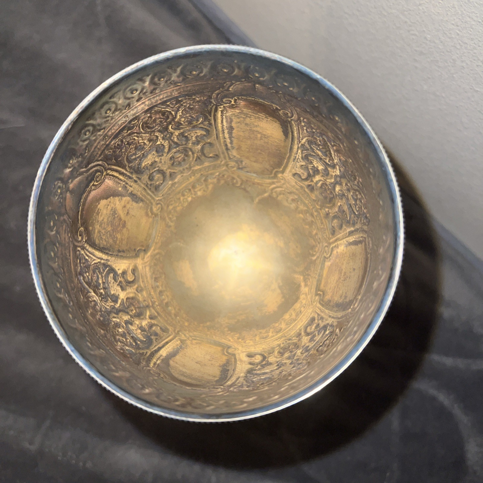 Antique Silver Plated(?) Church Goblet/Chalice Engraved xxster & Son 2693