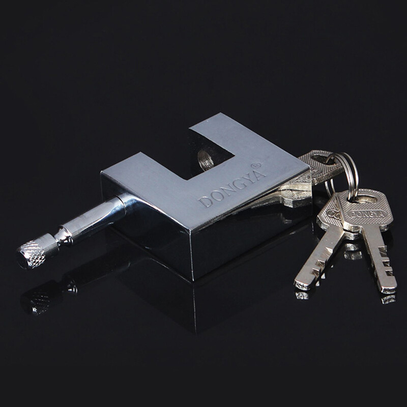 Rectangular Anti-theft Padlock Heavy Duty Padlock Security Garage Shackle Lock