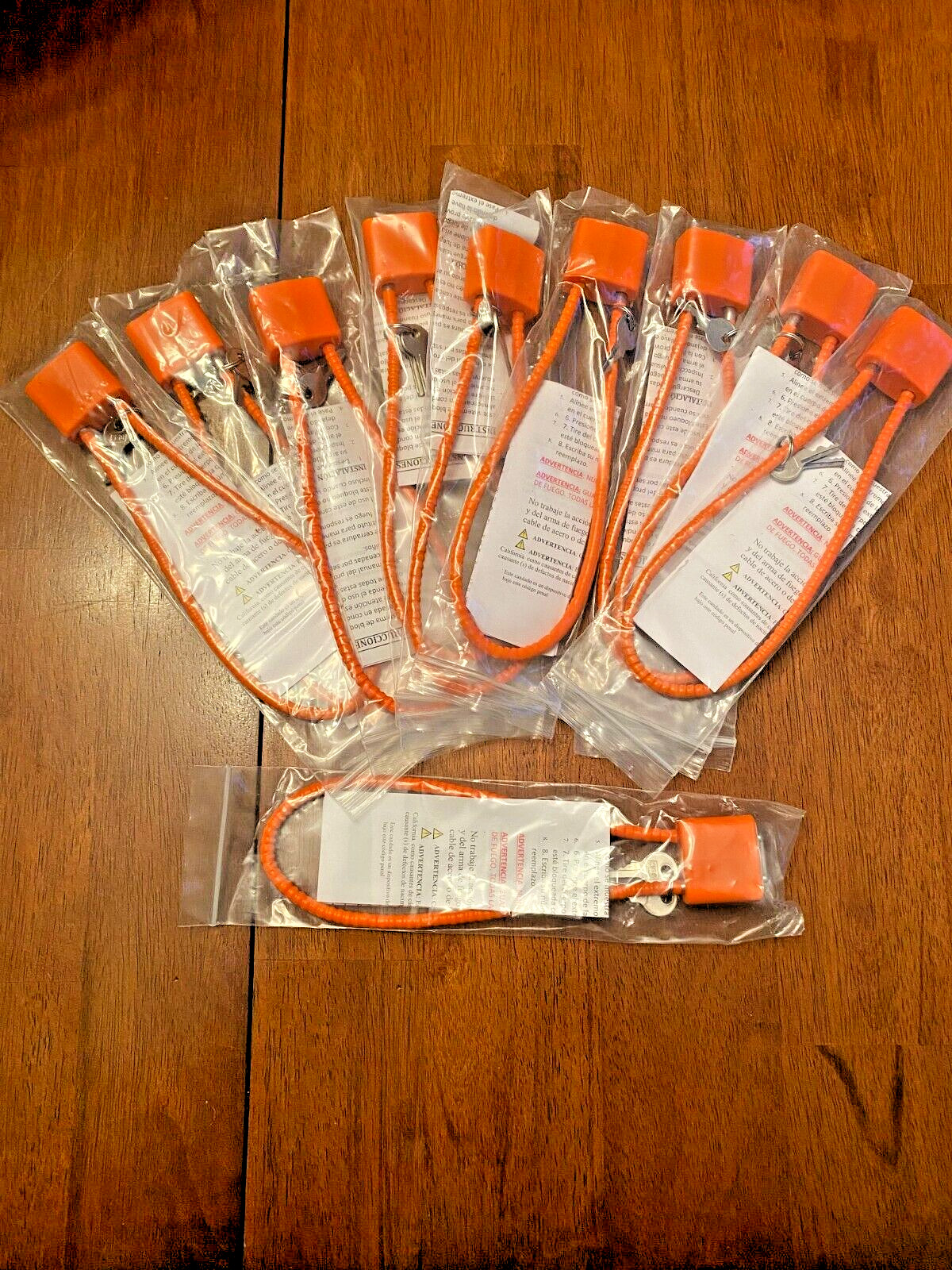 TEN 10 Cable Gun Lock Pistol Shotgun Rifle Child Safety**FREE SHIPPING