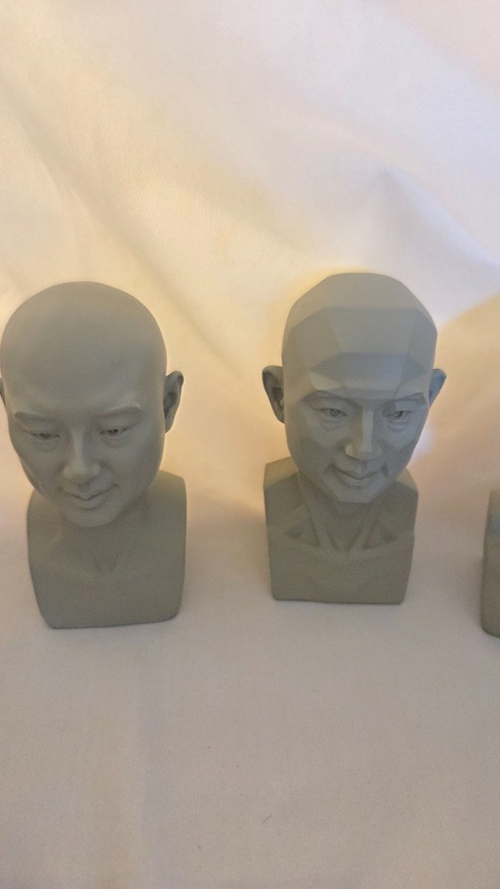 Mini Drawing Aid Model Set -- Hands, Head, and Skull