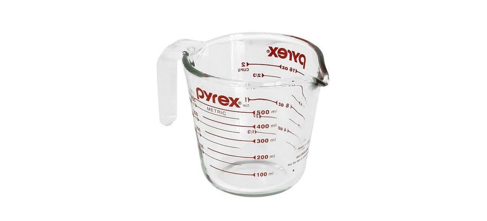 Prepware 6001075 Measuring Cup Red Graphics Clear