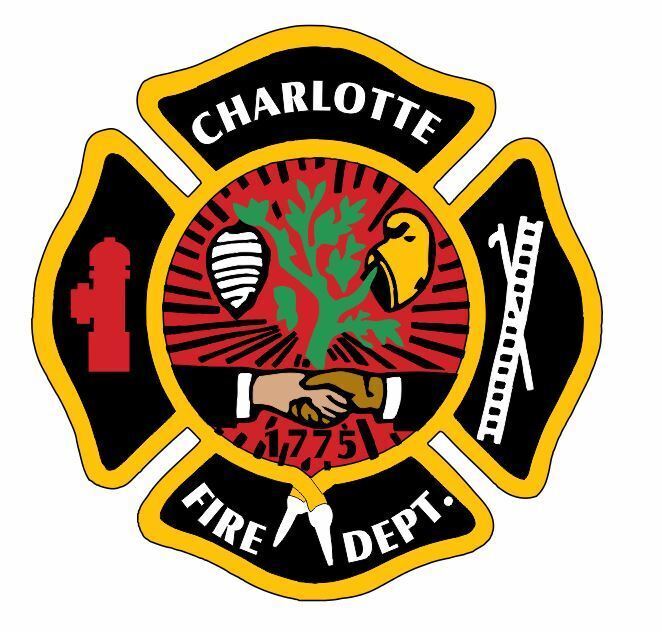 Charlotte Fire Dept Sticker Decal